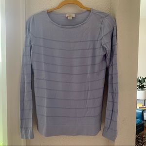 🛑 NOT FOR SALE: LOFT Outlet periwinkle scoop neck sweater